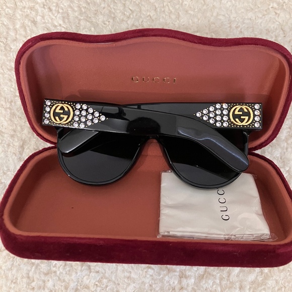 Gucci Havana Hollywood Forever Gg0147s Sunglasses main image 5